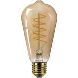 Ljuskällor Philips Dimbar edisonlampa LED Vintage E27 4 W 250 lm
