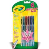 Rosa Tuschpennor Crayola Glitter Gel Pens, 6-pack