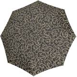 Reisenthel Paraply Pocket Classic kompakt fickparaply i färgen baroque brungrå med ergonomiskt handtag och stort paraplytak – 24 x 4,5 x 5 cm – 270 g vikt