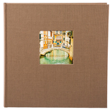 Goldbuch Bella Vista, Brun, 60 ark, Inbindning, Polyuretan, papper, Vit, 300 mm