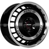 18" Bilfälgar Ronal R50 Aero Black Front Cut 8x18 5/100 ET35 B68