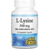 Natural Factors Vitaminer & Kosttillskott Natural Factors L-Lysine, 500 mg, 90 Vegetarian Capsules