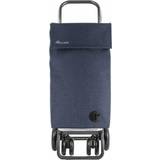 Väskor ROLSER Sbelta Tweed 4 x 4 4 hjul 2 svängbar shoppingvagn – marinblå