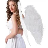 Vingar - Vit Tillbehör White Angel Wings with Feathers