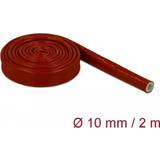 DeLock Fire-Proof Sleeving Silicone-Coated Böjligt kabelrör 5 m röd
