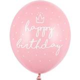 Festprodukter PartyDeco Latex Balloons Happy B-Day Pink