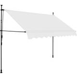 vidaXL Manual Retractable Markis with LED 300x120cm