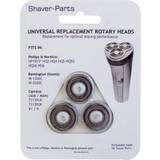 Shaver-Parts Unisversal ersättningsrakhuvud 3-pack originalnr: HQ3/4/5/55/56/6