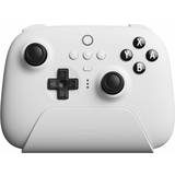 Nintendo Switch Spelkontroller 8Bitdo Ultimate Bluetooth Controller with Charging Dock (Nintendo Switch/PC) - White