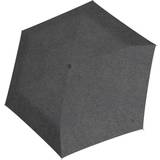 Silver Paraplyer Reisenthel Paraply Pocket Mini extremt platt, stabilt och lätt väskparaply i twist silver färg med smidig handöppnare – stort paraplytak – 25 x 2,5 x 6,5 cm – 190 g vikt