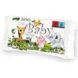 Polyester Babyhud Kaxholmens Sängfabrik Baby Zoo Wet Wipes 72pcs