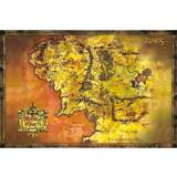 Kartor Posters GB Eye The Lord of The Rings Classic Map Poster