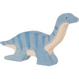 Holztiger 80609 Plesiosaurus, dinosaurie, trä, blå, ca 20 cm