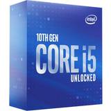 12 - Core i5 - Intel Socket 1200 Processorer Intel Core i5 10600K 4.1GHz Socket 1200 Box without Cooler