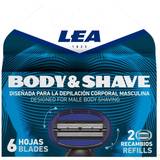 Lea Body & Shave Rakblad (2 st)