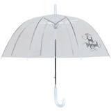 Transparent Paraplyer Just Married Dome Umbrella