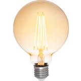 Led globlampa e27 Airam Globlampa 95mm LED amber E27