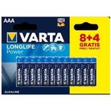 Varta Batterier - Engångsbatterier Batterier & Laddbart Varta High Energy AAA, Single-use battery, AAA, Alkalisk, Cylindrisk, 1,5 V, 12 styck