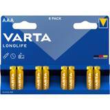 Alkaliska - Batterier Batterier & Laddbart Varta Longlife AAA batteri (8st)
