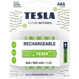 AAA (LR03) - Gråa Batterier & Laddbart Tesla Rechargeable Battery AAA 4-pack