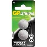 Batterier & Laddbart GP Batteries CR2032 2-Pack