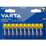Varta Batterier - Engångsbatterier Batterier & Laddbart Varta Longlife Power Alkaline AA 10-pack