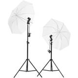Studio & Ljussättning Be Basic vidaXL Studiobelysning inklusive stativ & paraplyer