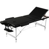 Massagebänkar & Tillbehör vidaXL 3 Zones Massage Table Aluminum Frame
