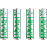AAA (LR03) - Batterier - Engångsbatterier Batterier & Laddbart Deltaco Ultimate Alkaline AAA 4-pack