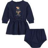 Långa ärmar Klänningar Barnkläder Ralph Lauren Branded Sweat Dress - Navy