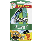 Lugnande Rakhyvlar & Rakblad Wilkinson Sword Xtreme 3 Sensitive Razors 8-pack