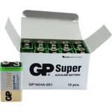 9V (6LR61) Batterier & Laddbart GP Super Alkaline 9V 10-pack