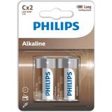 Batterier & Laddbart Philips ALKALINE BATTERIES C LR14 BLISTER*2