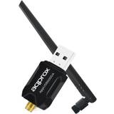 Nätverkskort & Bluetooth-adaptrar Approx "USB WiFi Adapter APPUSB600DA Svart"