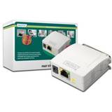 Assmann Nätverkskort & Bluetooth-adaptrar Assmann DN-13001-1 Printserver parallell 10/100 Ethernet