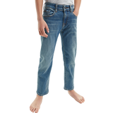 Pojkar - Straights Byxor Calvin Klein Mid Rise Straight Jeans - Green Blue (IB0IB01260)
