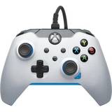 PDP Xbox One Spelkontroller PDP Wired Controller (Xbox One X/S) - Ion White/Blue