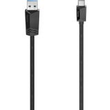 Skärmad - USB A-USB C - USB-kabel Kablar Hama Essential Line USB A-USB C 3.2 (Gen.1) 0.8m