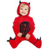 Barn - Djävular & Demoner Maskerad BigBuy Carnival Baby's Little Devil Costume