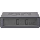 Lexon Väckarklockor Lexon Flip Radio-Controlled Reversible LCD Alarm Clock, BOWLR150G3