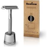Bambaw Säkerhetsrakhyvel med Ställ, Silver