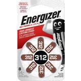 Energizer Hörapparatsbatteri Zink 312 8-pack