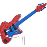 Hasbro Plastleksaker Leksaksgitarrer Hasbro Marvel Spider Man Across The Spider Verse Punk Web Blast Guitar