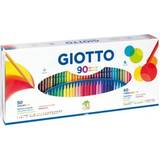 Giotto Blyertspennor Giotto 90 st presentförpackning med 40 turbo färgfiltpennor och 50 Stilnovo färgpennor, blandade färger, perfekt för barn och skolor