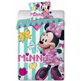 Musse Pigg Bäddset Barnrum Disney Minnie Mouse Baby Bed Linen 100x135cm
