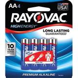 Rayovac Alkaliska Batterier & Laddbart Rayovac 815-4J AA Alkaline Batteries (4 pk)