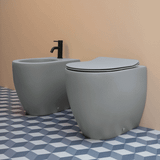Toalettstolar Lavabo Bidét Glomp BTW matgrå