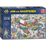 Pussel 3000 bitar Jumbo Jan Van Haasteren Traffic Chaos 3000 Pieces