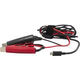 Laddare - Röda Batterier & Laddbart CTEK Laddningskabel USB-C Charge Cable Clamps
