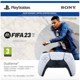 Sony Spelkontroller Sony PlayStation 5 DualSense Controller with FIFA 23 Voucher - White